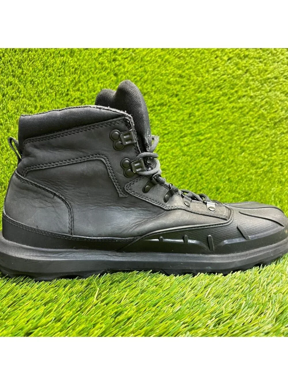 Timberland Converge Mid Mens Size 13 Black Outdoor Waterproof Lace Up Boots